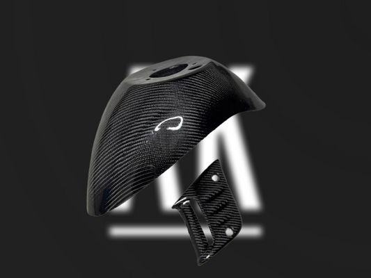 Piaggio Zip Geweven Carbon SP Voorspatbord + schokbrekerkapje